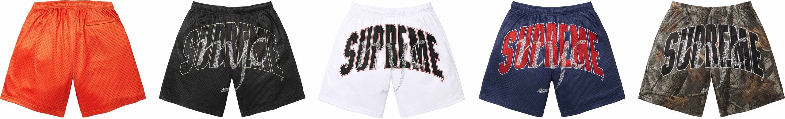 Rhinestone Mesh Short